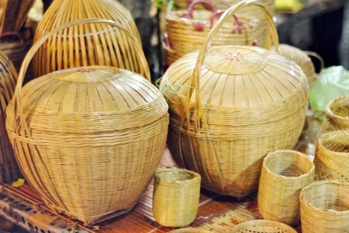 Bamboo and rattan products in Mai Chau