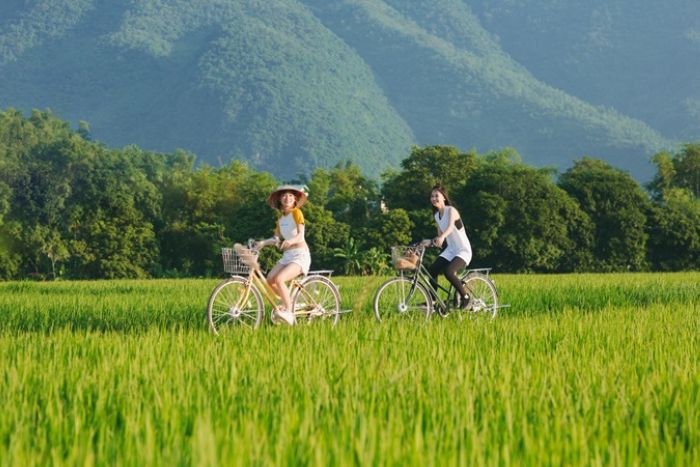Cycling allows you to discover the villages at your own pace