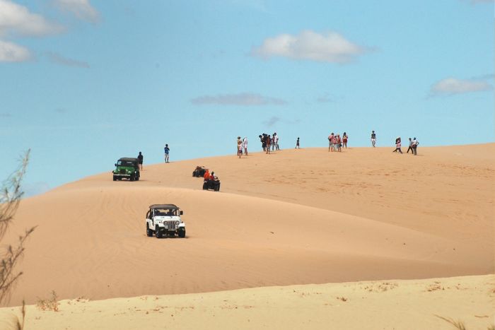 Bau Trang - a pristine white desert where sky and sand blend in perfect serenity