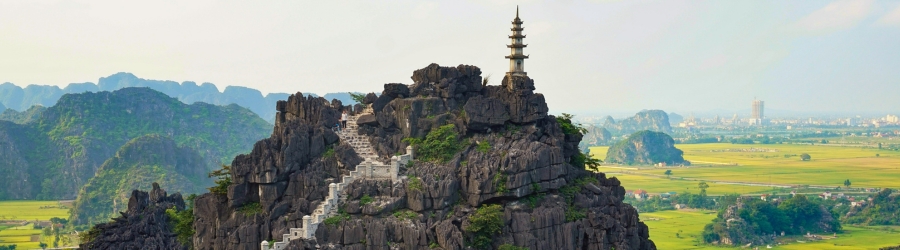 Travel to Tam Coc Ninh Binh in summer