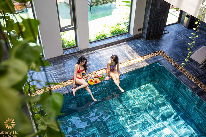 Swimming pool at Liberty Hall Tam Coc Hotel & Villa