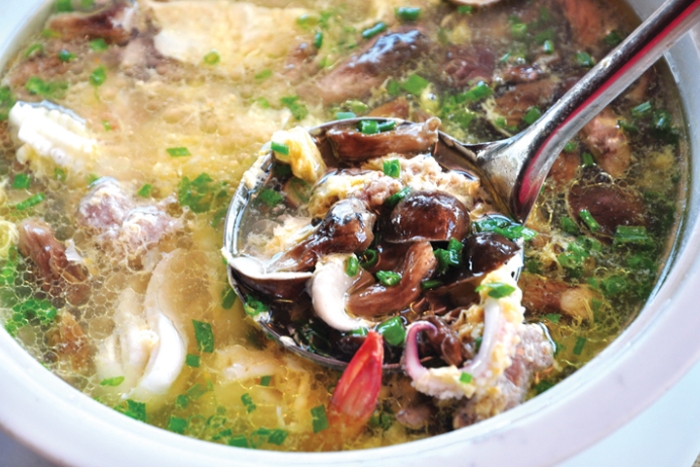 Tram mushroom soup in the specialties in Phu Quoc