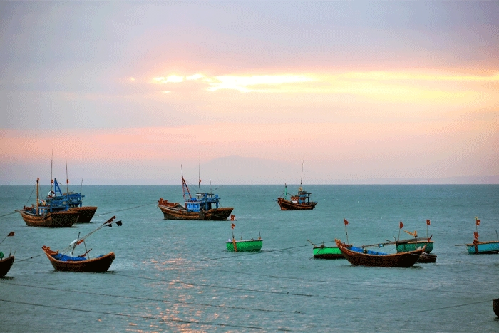 The fishing village of Ham Ninh