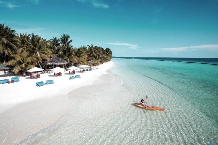 Bai Truong in Phu Quoc, a peaceful beach bathed in golden sunlight