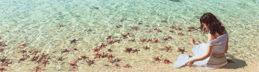 Watching starfish at plage de Sao is one of the must-do things in Phu Quoc in November