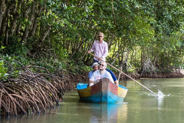 The Can Gio Biosphere Reserve, also known as the Sac Forest, is home to rich and unique biodiversity representative of mangrove ecosystems