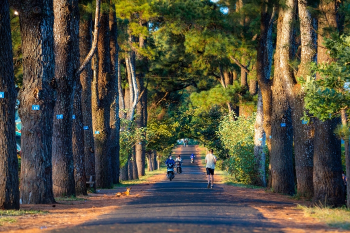 The road leading to T’Nung Lake