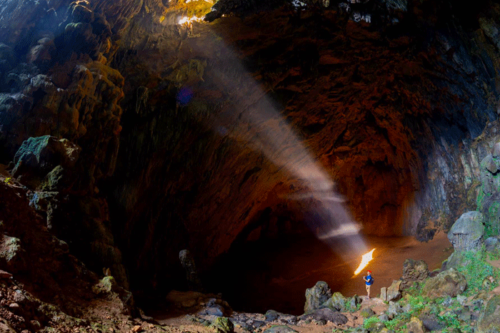 Bat Cave in Kho Muong village