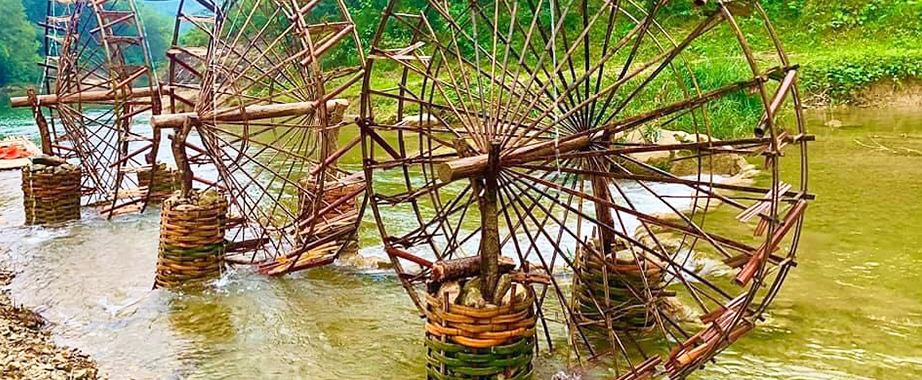 Water wheel of Pu Luong