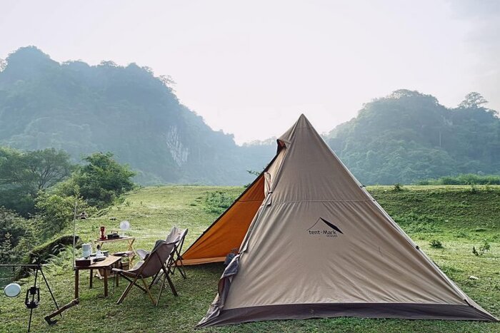 Camping in Son Ba Muoi village