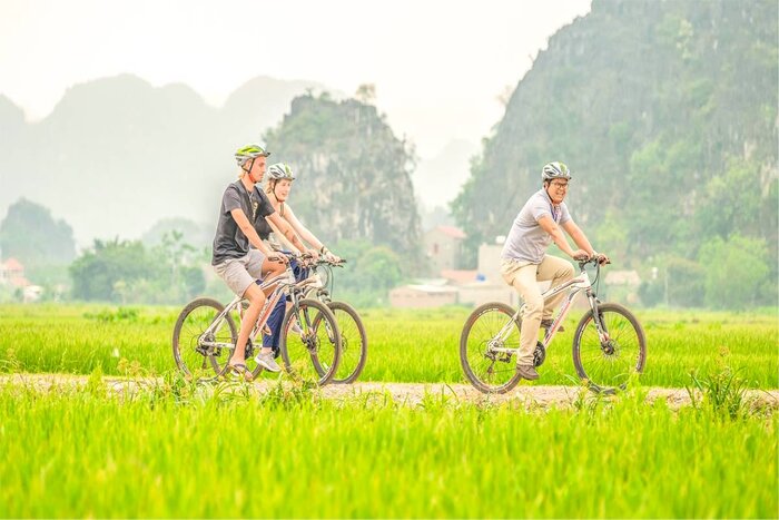 Biking in Son Ba Muoi village