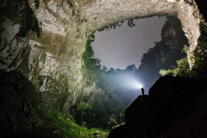 Inside of Son Doong Sink hole