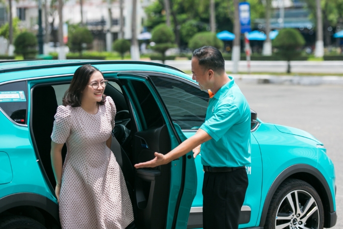 How to get around in Quang Binh? Xanh SM is an environmentally friendly means of transport in Quang Binh 