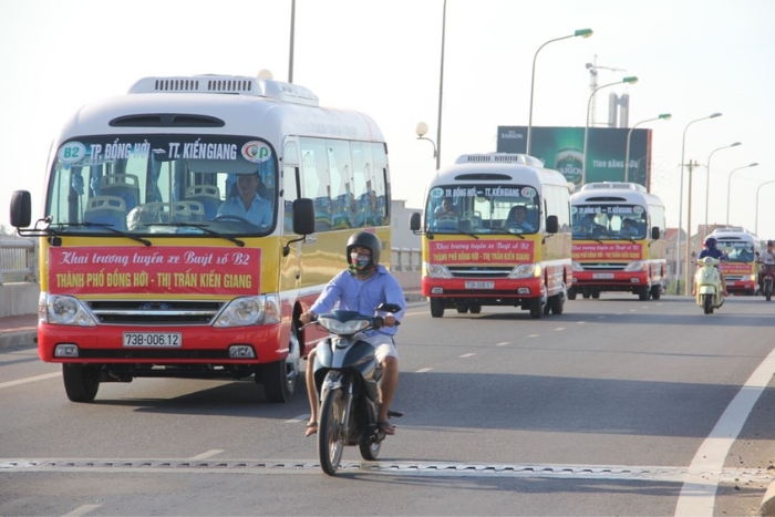 Bus local is a mean of transport for tourists travelling on a budget