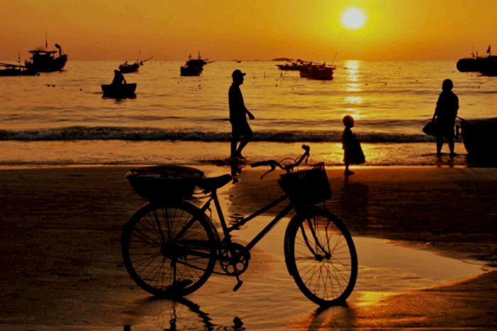 Sunset at Cua Viet Beach