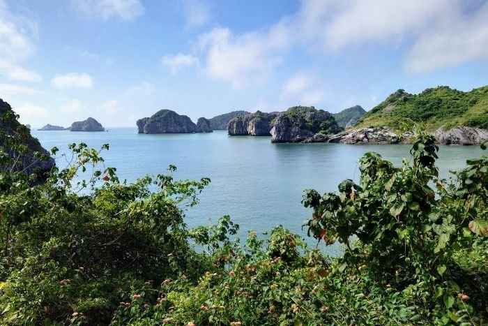 Cat Ba Island is a convenient starting point for snorkeling trips