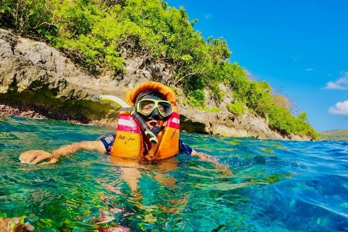 Enjoy a snorkeling break among limestone islets and calm waters