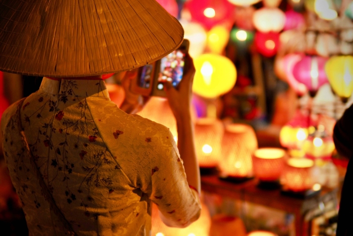 The New Year atmosphere in the Heritage Town of Hoi An