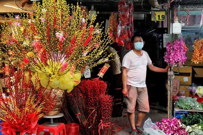 Ho Thi Ky Flower Market in Ho Chi Minh City