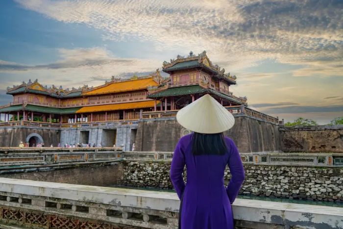 Hue is a romantic city in Vietnam