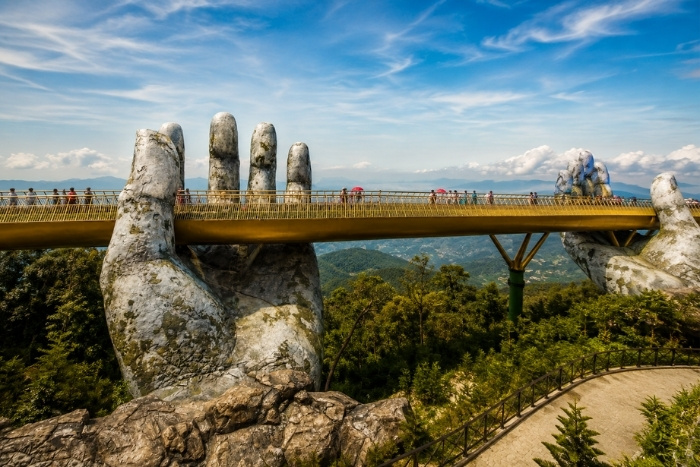 Taking in the views from Ba Na Hills