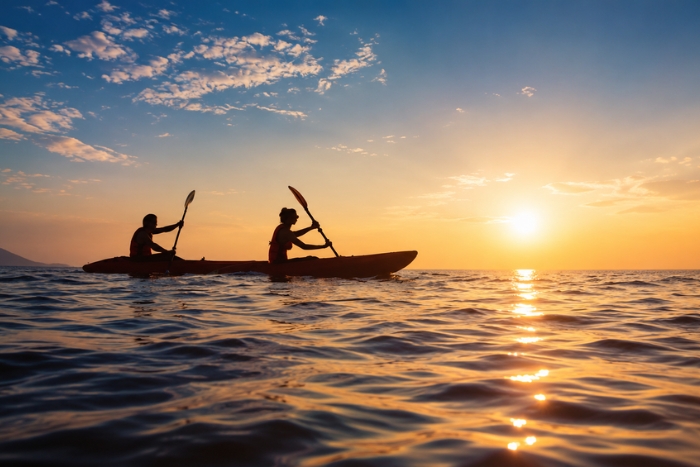 Enjoy a kayaking excursion at Anantara Quy Nhon Villas