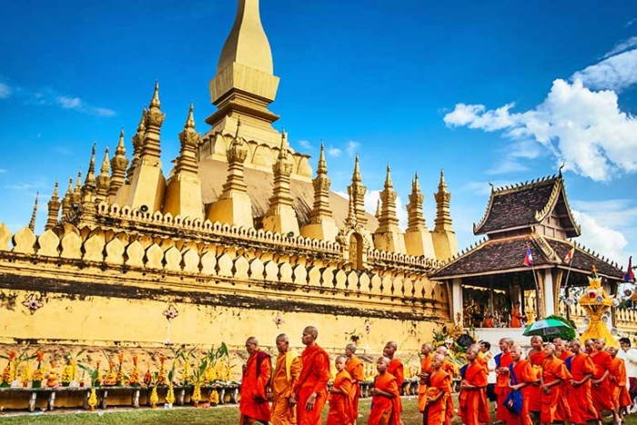 That Luang Festival, a highlight of traveling to Laos in November