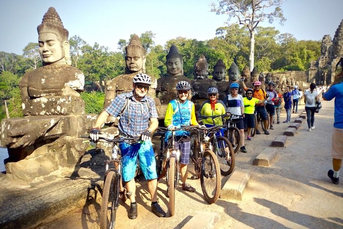 You can easily explore Cambodia&rsquo;s historical sites by bike