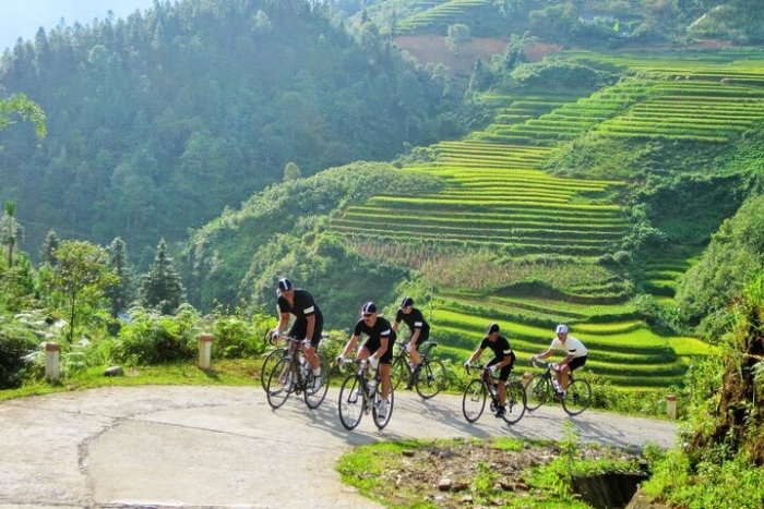 Cycling in Vietnam allows you to admire spectacular natural landscapes