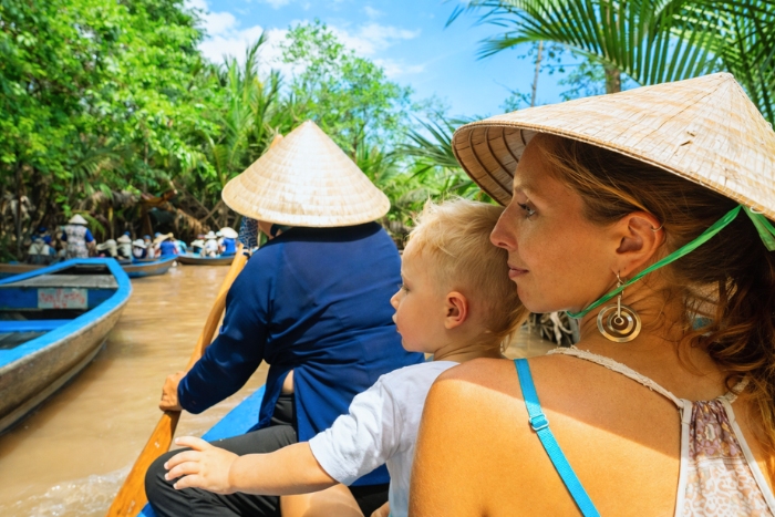 Local life in the Mekong Delta with a Vietnam family vacation