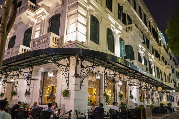 Luxury hotel with Indochinese architecture in Hanoi for your luxury travel in Vietnam