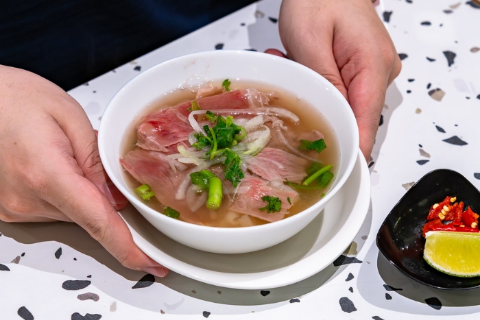 Pho with Wagyu beef is a luxury selection for your high-end travel Vietnam