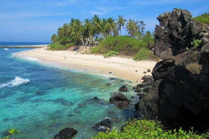 Beautiful natural scenery of Ly Son Beach