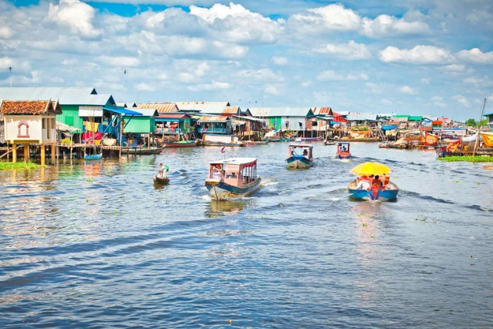 One day in Tonle Sap lake 