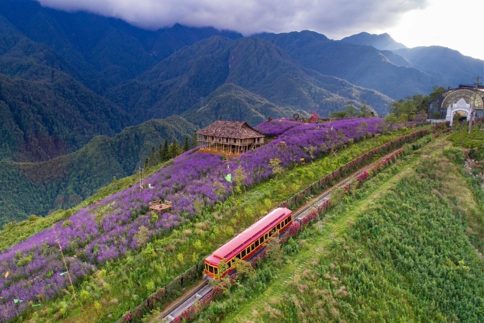 Muong Hoa mountain train in Sapa