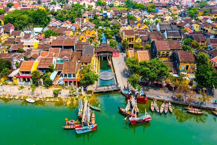 Hoi An Ancient Town viewed from above