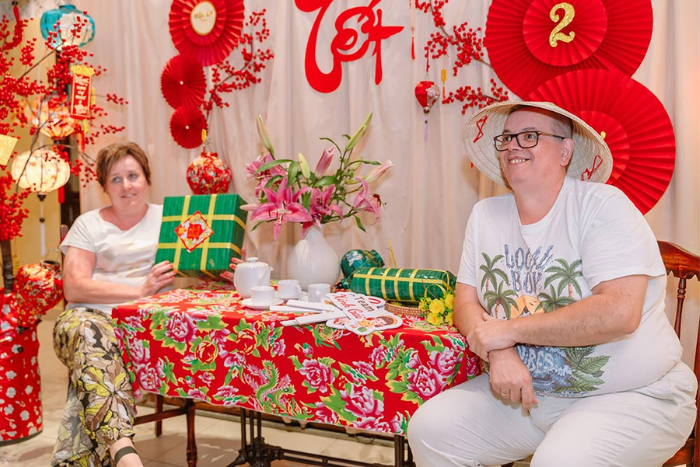 You can immerse yourself in the Tet holiday atmosphere with Vietnamese people in January