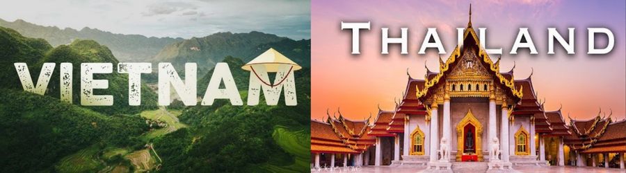 Comparing travel budget Vietnam vs Thailand