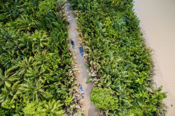 Ben Tre charms visitors with its peaceful atmosphere and lush green landscapes