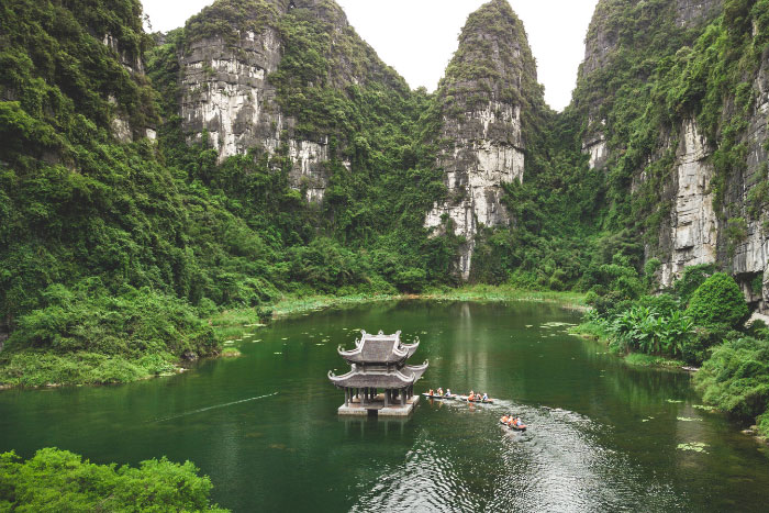 The beauty scenery of Ninh Binh