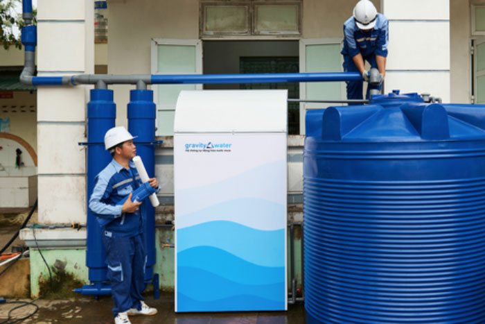 Water machine instalation through out Vietnam