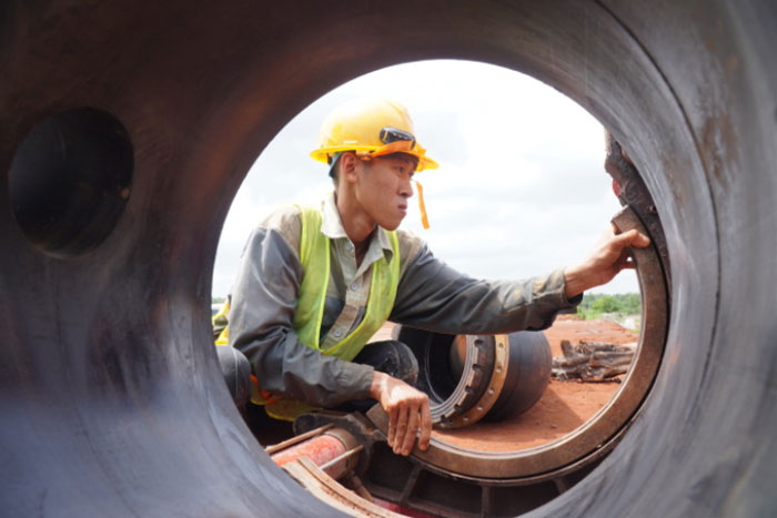 Vietnam water pipe lines