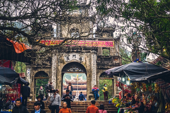 Vietnamese pagoda 