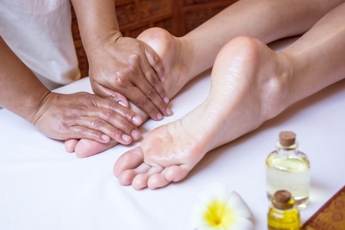 Foot massage in Vietnam