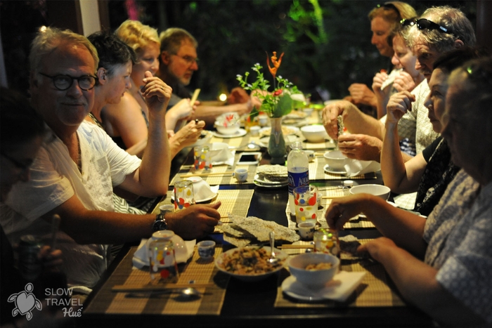 Small-group home dining experience in a traditional village in Hue