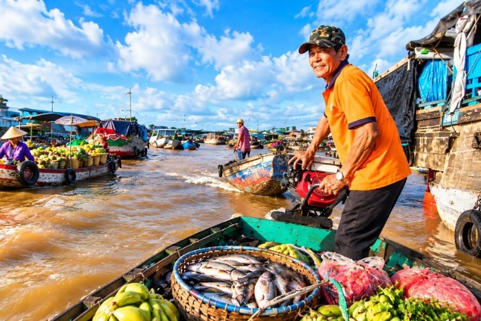 Cai Rang Floating Market