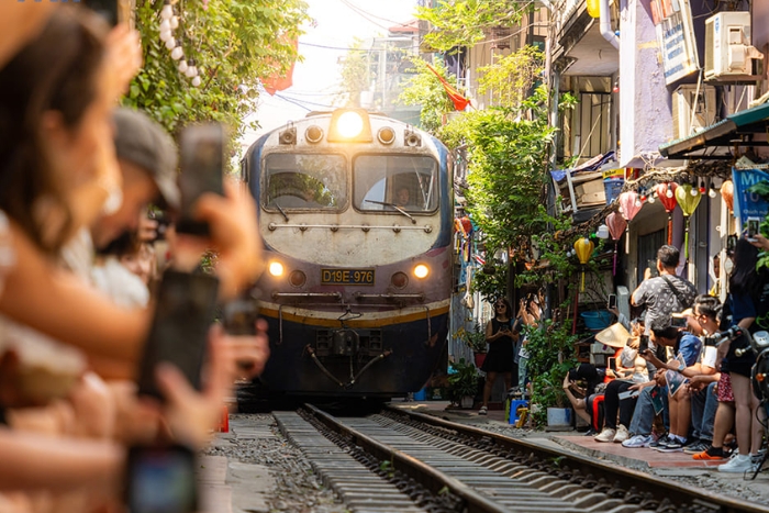 The popular Hanoi Train Street