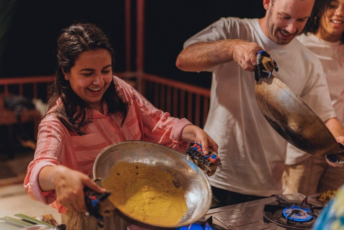 A small-group cooking class in Hanoi