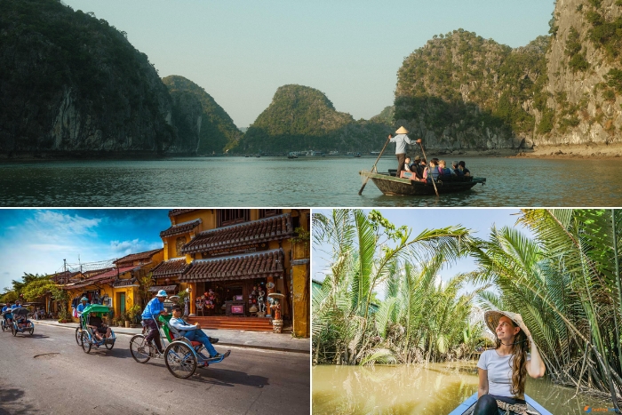 What is the&lrm; best itinerary for 3&lrm; weeks in Vietnam in&lrm; December?