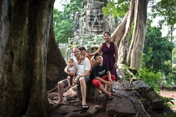 Visiting the Angkor temples with kids